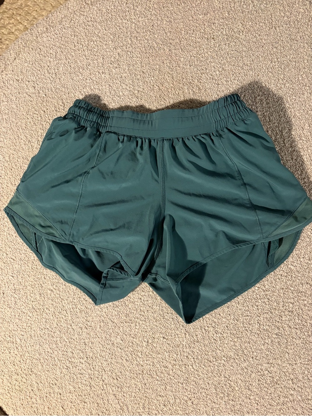 Lululemon Hotty Hot Teal shorts